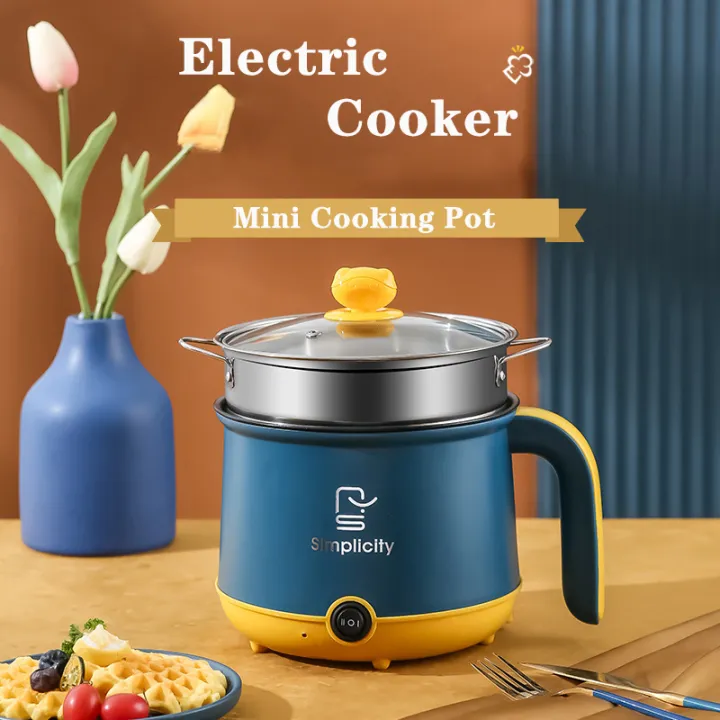Multicooker Coking Pot with Steamer and Multipurpose 1.8 Liter Electric Coke Pot